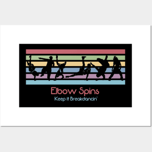 Best 80s Breakdancing - Elbow Spins Posters and Art